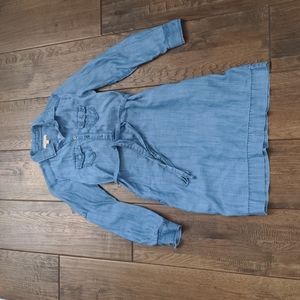 Banana Republic Denim Chambray Shirt Dress